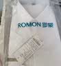 罗蒙（ROMON）男士短袖衬衫弹力抗皱商务职业正装休闲白色衬衣白色2XL 实拍图