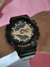 卡西欧（CASIO）手表男G-SHOCK黑金运动电子学生智能日韩表送男友礼物GA-110GB-1A 实拍图