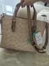 蔻驰（COACH）【品牌直供】女包MOLLIE25通勤斜挎包 CV965沙黄色 七夕礼物 实拍图