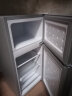 扬佳（YZJM）冰箱双门小型冷冻冷藏迷你家用冰箱双开门宿舍租房静音节能  BCD-42H108-42L银色高80厘米标准款 实拍图