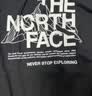 The North Face男女同款印花短袖T恤户外透气8GVF 黑色/JK3 XL 实拍图