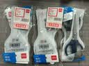 得力（deli）3把170mm中号剪刀（2黑1蓝）办公生活家用手工剪纸刀 办公用品 33306 实拍图