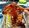 上鲜尖叫霸气大鸡腿(奥尔良味) 230g*4袋 空气炸锅宵夜烧烤鸡腿食材 实拍图