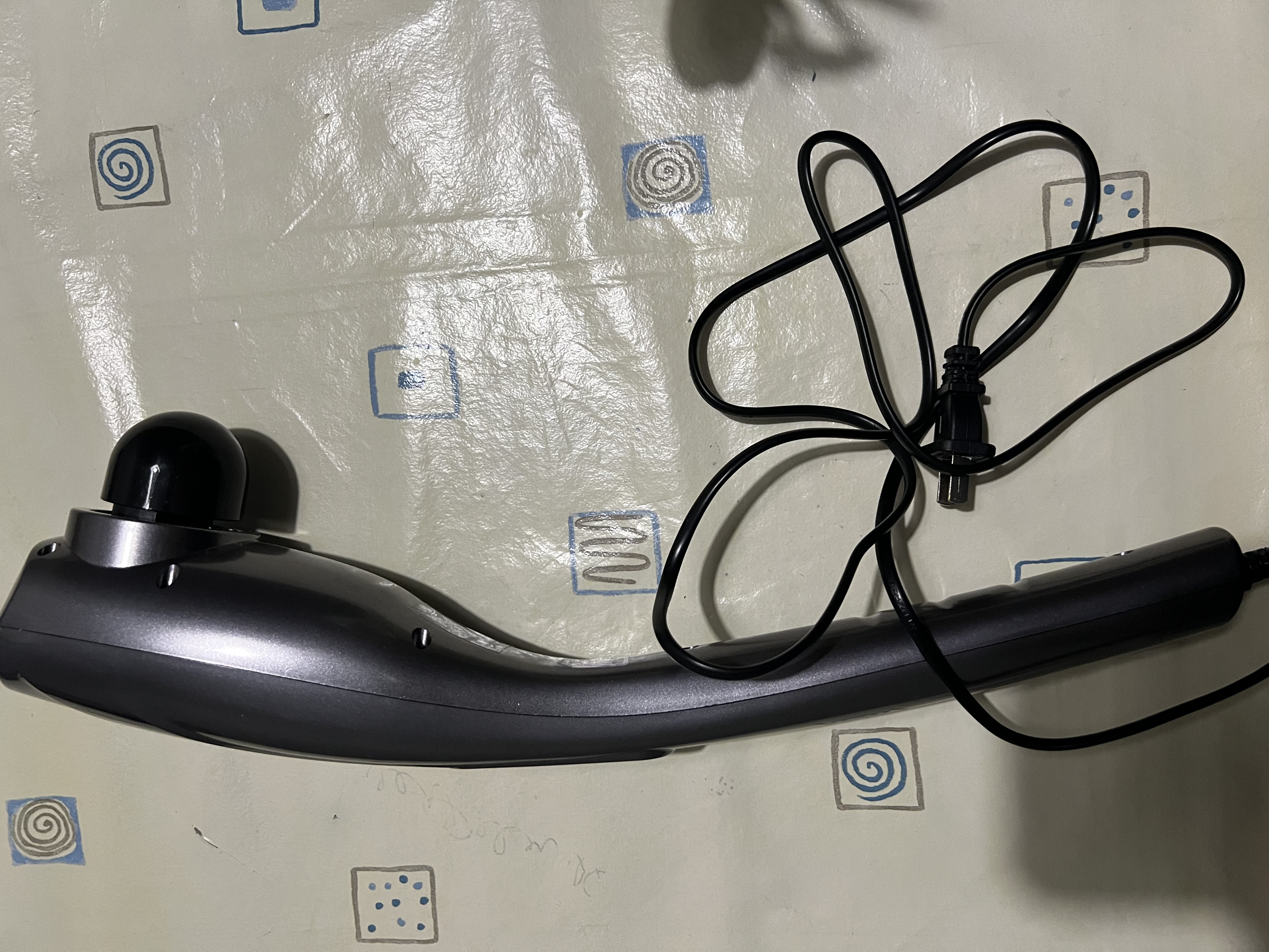 奥克斯（AUX）颈椎按摩器4401（插电款）小海豚按摩棒筋膜枪颈肩腰腿背部手持式按摩仪送父母生日礼物礼品 实拍图