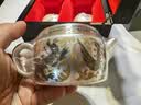 炙真银楼鎏999纯银茶具纯手工送父母长辈领导生日乔迁新婚退休礼物品 龙凤呈祥鎏银一壶四杯(礼盒装)-次日达 实拍图