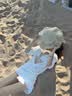 南木熊泳衣女2026新款v领性感纯欲显瘦比基尼三件套长袖海边度假泳装 白色V领三件套泳衣 均码 【90-140斤】 实拍图
