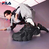 FILA 斐乐猫爪鞋4代女鞋老爹鞋情侣运动鞋复古时尚休闲鞋网面透气 【男款】黑-BK 44 实拍图