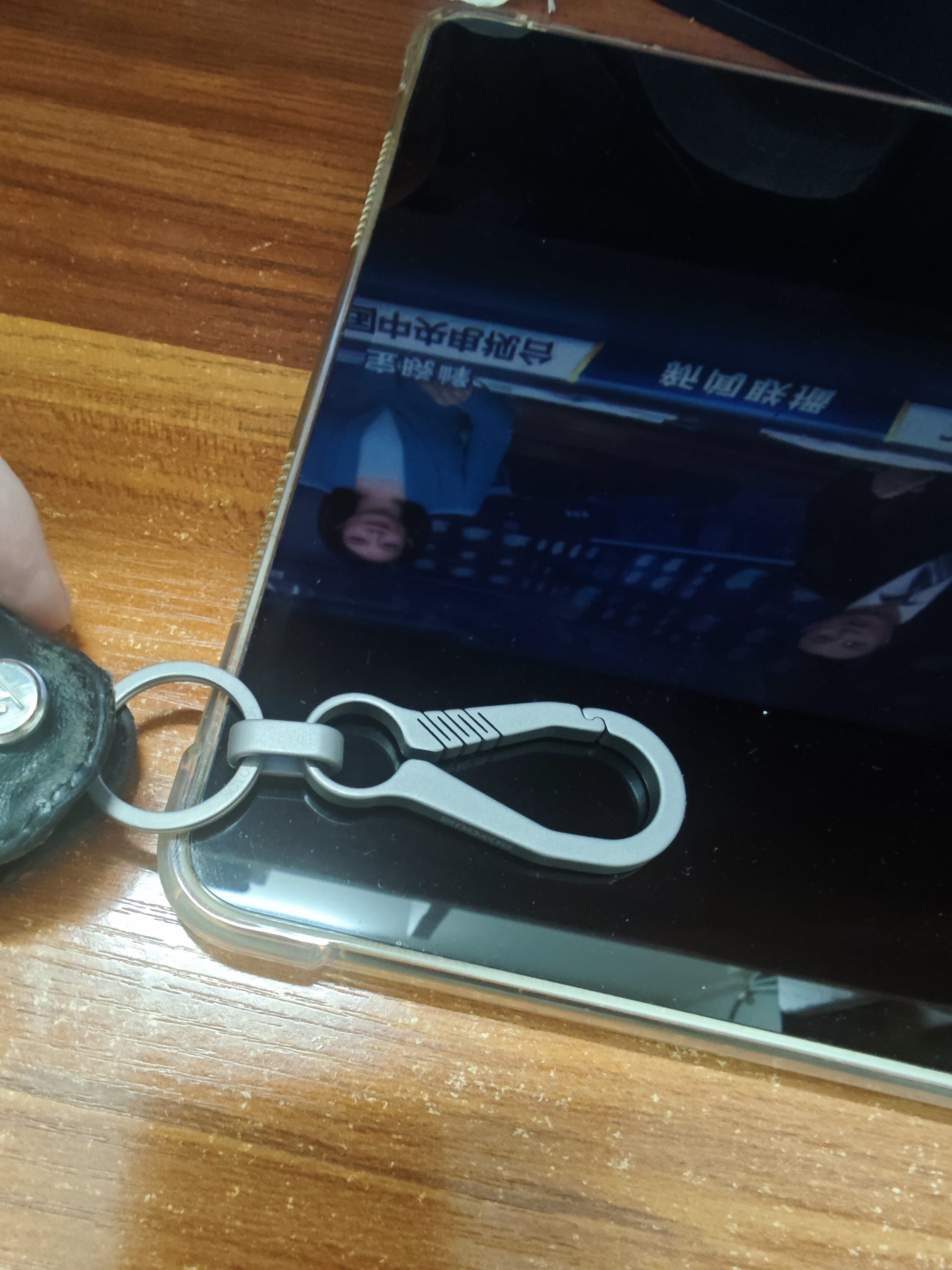 博友（BO YOU）创意钛合金钥匙扣圈环居家常备家用挂扣高级汽车钥匙扣男生精致配 实拍图
