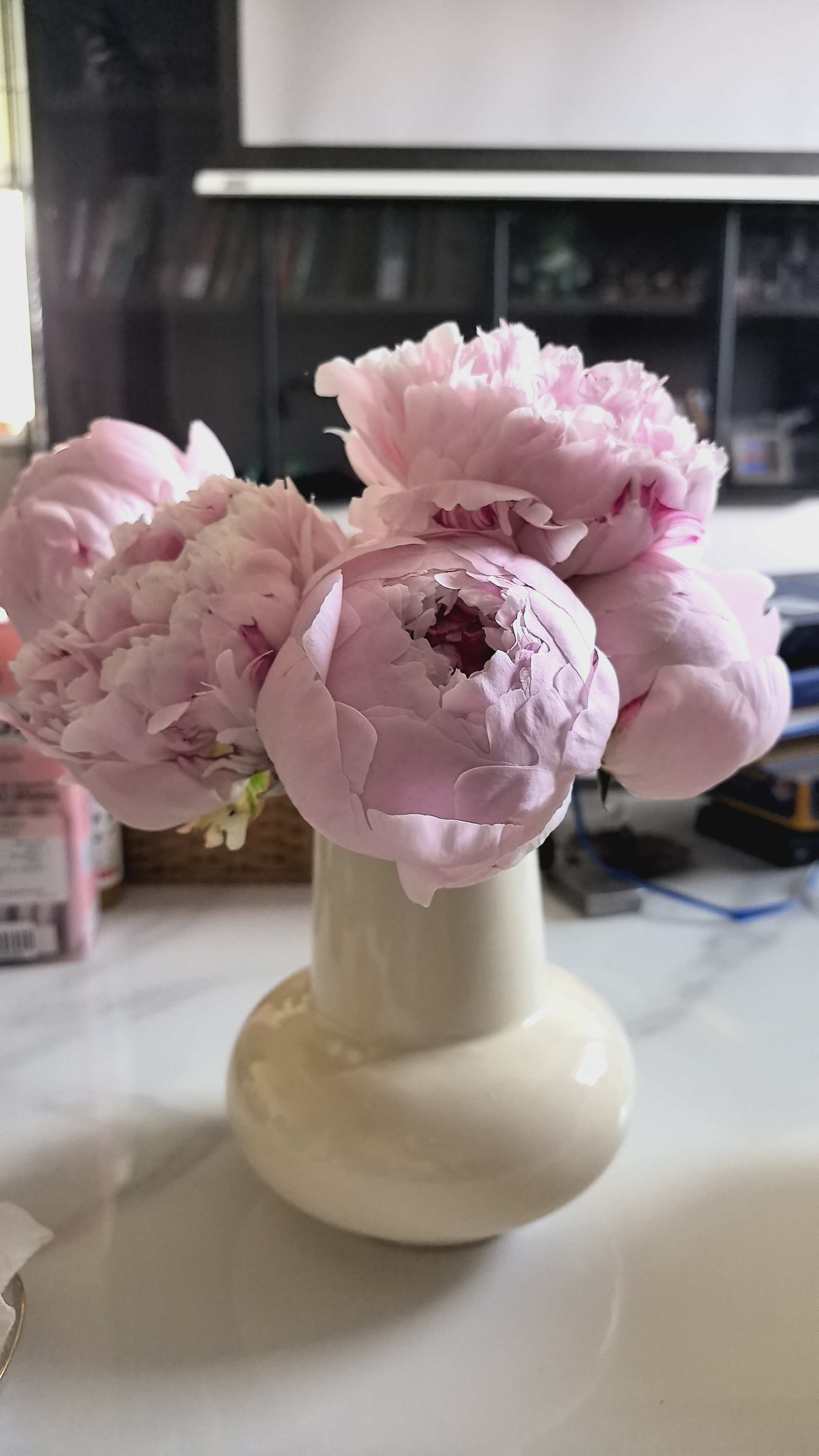花点馨意陶瓷花瓶摆件高级感水培容器室内客厅干花鲜花装饰插花瓶白色8951 实拍图