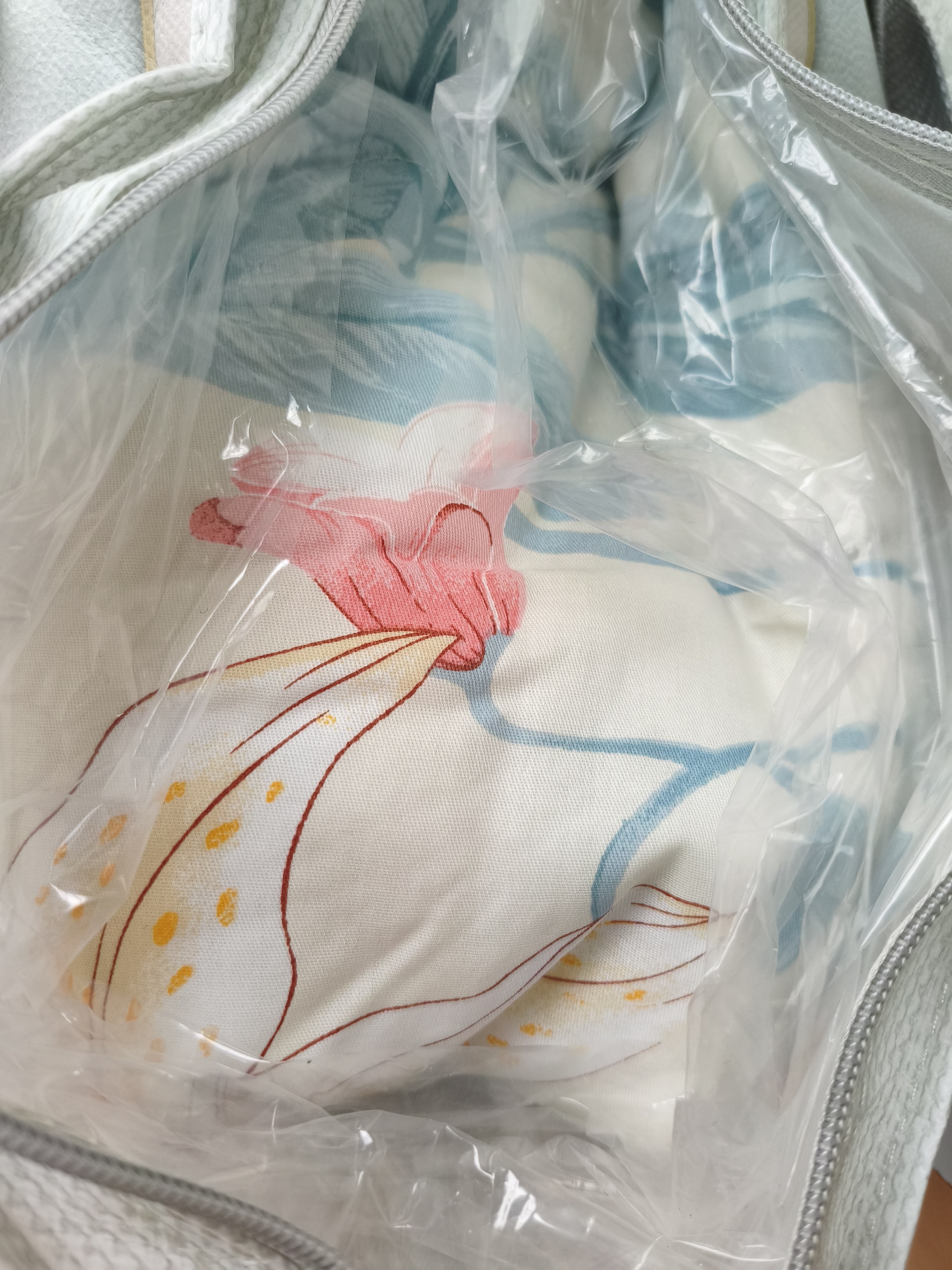 富安娜被子夏凉被双人可机洗空调被纯棉面料裸睡抑菌夏被3.2斤203x229cm 实拍图