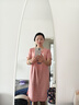 Kiargo新款带胸垫棉质卡通睡衣女夏季个性夏天女士家居服短袖中长睡裙 HXL093【带胸垫】 L 码建议体重90-105斤 实拍图