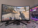 三星（SAMSUNG）32英寸 G65B 2K 240Hz 1000R曲面 HDR600 1ms 智能 内置音箱 玄龙骑士 电竞显示器 LS32BG654ECXXF 实拍图