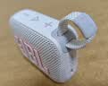 JBL GO4 音乐金砖四代 蓝牙音箱 户外便携音箱 电脑音响 iphone17pro适用 送朋友礼物小音箱 月光白 实拍图