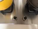 林内（Rinnai）燃气灶家用5kW大火力双眼猛火灶具嵌入式二级能效天然气 可调节灶2E08M 实拍图