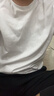 H&M男装女装T恤夏季透气圆领运动短袖内搭简约上衣正肩T恤0685816 黑色 M 175/100 实拍图