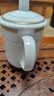 MULTIPOTENT茶杯2个陶瓷盖杯300ml商务会议宾馆酒店办公茶杯 2#黄金线条杯 实拍图