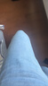 真维斯（Jeanswest）冰丝牛仔裤女2026春夏季薄款高腰直筒宽松阔腿裤天丝垂感拖地裤子 浅蓝色加长(建议身高165CM以上) XL (建议123-135斤) 实拍图