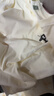 名创优品（MINISO）短袖t恤男士夏季新款重磅纯棉上衣服休闲宽松半袖体恤 浅米 M 实拍图