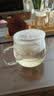 富光花茶杯 男女士茶水分离杯子 双层办公泡茶玻璃杯带把高硼硅水杯 实拍图