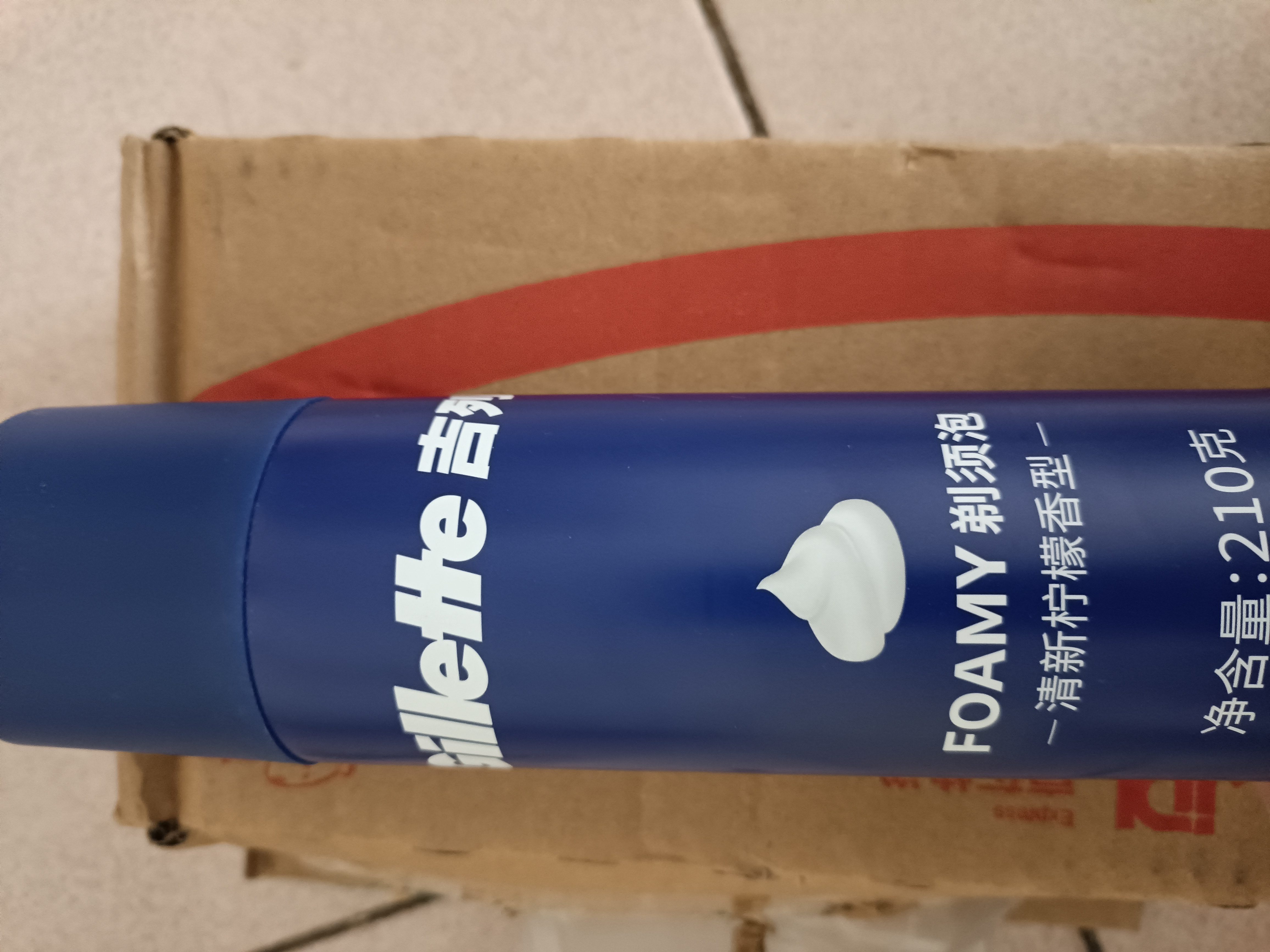 吉列剃须泡沫 清新柠檬型210g 剃须膏剃须啫喱剃刮胡须刀手动 非刀头男士京东自营旗舰非吉利 实拍图
