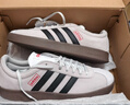 adidas「T头鞋」VL COURT复古休闲板鞋德训鞋男女阿迪达斯轻运动 灰色/黑色/红色 (推荐女生选小半码)   38 实拍图