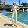 回力运动速干裤女夏季薄款2026最新款大码胖mm冰丝束脚休闲裤舒适裤子 实拍图