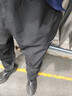 鸿星尔克运动裤男夏季速干运动休闲裤长裤束脚梭织卫裤男士裤子通勤九分裤 【吸湿速干】-正黑-2012 XL （170-175cm/130-140斤） 实拍图