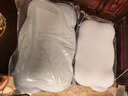时光存折云朵枕头 儿童枕护颈枕护脊颈椎枕记忆棉侧睡趴睡枕学生成人可用 低枕【原味】-晴空蓝（建议身高＜170cm） 实拍图