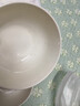 家用餐具釉下彩碗盘高颜值碗碟陶瓷餐具奶霜黄4.5英寸好运碗 明黄色 2个装 实拍图
