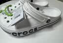 卡骆驰（CROCS）贝雅卡骆班洞洞鞋|205089 白/深蓝-126   37 /38(230mm)   实拍图