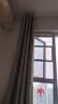 加厚全遮光窗帘奶油风卧室客厅阳台高级感窗帘（不带杆） 繁花-阳光玫瑰绿 宽1.5米*高2.2米【打孔款一片】 实拍图