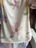 宜而爽【100%纯棉】女士睡衣女夏季V领短袖家居服套装送妈妈礼物 实拍图
