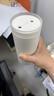 几素桌面加湿器迷你卧室宿舍床头家用空气加湿器车载加湿器无线usb充电便携纯净加湿送女男友生日礼物 白色电池款【4根滤芯+双倍健康加湿】 实拍图