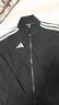 阿迪达斯（adidas）外套男2026春季新款针织立领夹克外套防风棉质运动服 黑白 L 实拍图