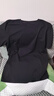 京东京造50支液氨抗皱男士t恤高端短袖男纯棉打底衫内搭夏季新款衣服黑2XL 实拍图