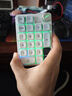 珂芝（KZZI）K20无线三模机械键盘19键带旋钮数字小键盘RGB灯光TOP结构PBT键帽全键热插拔冰川蓝轻羽轴V2 实拍图