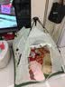 正灿儿童室内帐篷男孩女孩娃娃公主屋家用城堡户外游戏屋宝宝睡觉玩具 森绿 实拍图