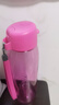 特百惠（Tupperware）乐活750ml塑料杯男女士学生运动吸管水杯子大容量泡茶杯 柔桃粉 实拍图