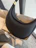 Songmont山下有松松月系列月弯包设计师月牙包秋冬单肩腋下包 黑色 现货 实拍图