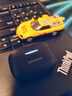 联想（Lenovo）真无线蓝牙耳机 半入耳式耳机 音乐运动游戏耳机蓝牙5.4 超长续航高清音质 EA110黑色 实拍图