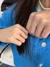 老凤祥 新款情侣戒指一对男女款纯银对戒表白实用纪念日生日礼物送女友 【京东八仓发货】*当/次日达-S925纯银玫瑰男女对戒 实拍图