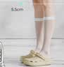 朴西浮云洞洞鞋女款夏季外穿2026新款透气软底凉鞋男女 云朵白 39-40 实拍图