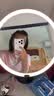 MUID大圆镜高清化妆镜带灯LED台式梳妆镜智能镜生日礼物女神节送女友 实拍图