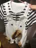 迪迪熊日记（DIDIXIONGRIJI）婴儿衣服夏新生儿宝宝连体衣女夏季薄款纯棉短袖哈衣男爬服2五月3 短袖 黑条纹熊 66cm 适合9-11斤内身高56-62cm 晒单实拍图