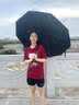 小米宝宝全自动雨伞晴雨两用伞防紫外线遮阳伞加固折叠24骨男女双人雨伞 星夜黑 24骨 自动雨伞 实拍图