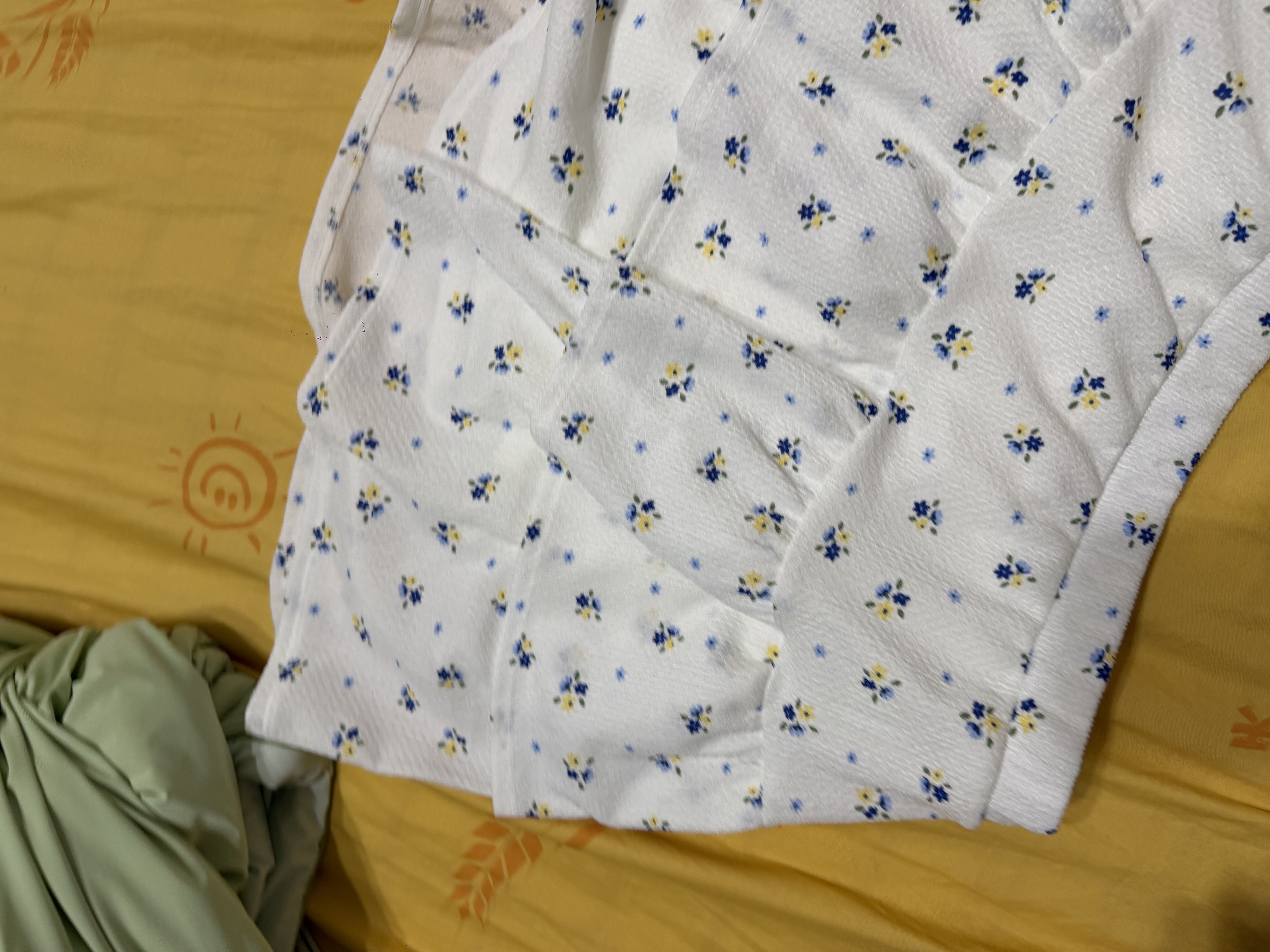 优衣库童装女童针织迷你裙裤短裙短裤半裙484924 01 乳白色 160 实拍图