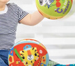 费雪（Fisher-Price）儿童玩具球静音拍拍球无声弹力球小皮球海绵球18cm生日礼物礼品 实拍图