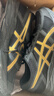 亚瑟士ASICS男鞋透气跑鞋运动鞋缓震舒适跑步鞋 GEL-CONTEND 4 黑色/金色013 44.5 实拍图