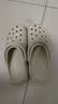 卡骆驰（CROCS）新款厚底云朵洞洞鞋送女友礼物206750 骨白色 37 -38 实拍图