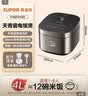 苏泊尔（SUPOR）电饭煲4-5人大容量4升天青瓷有钛内胆电煮锅多功能煮饭煮粥不粘智能预约电饭锅【新品】F40F0160 实拍图